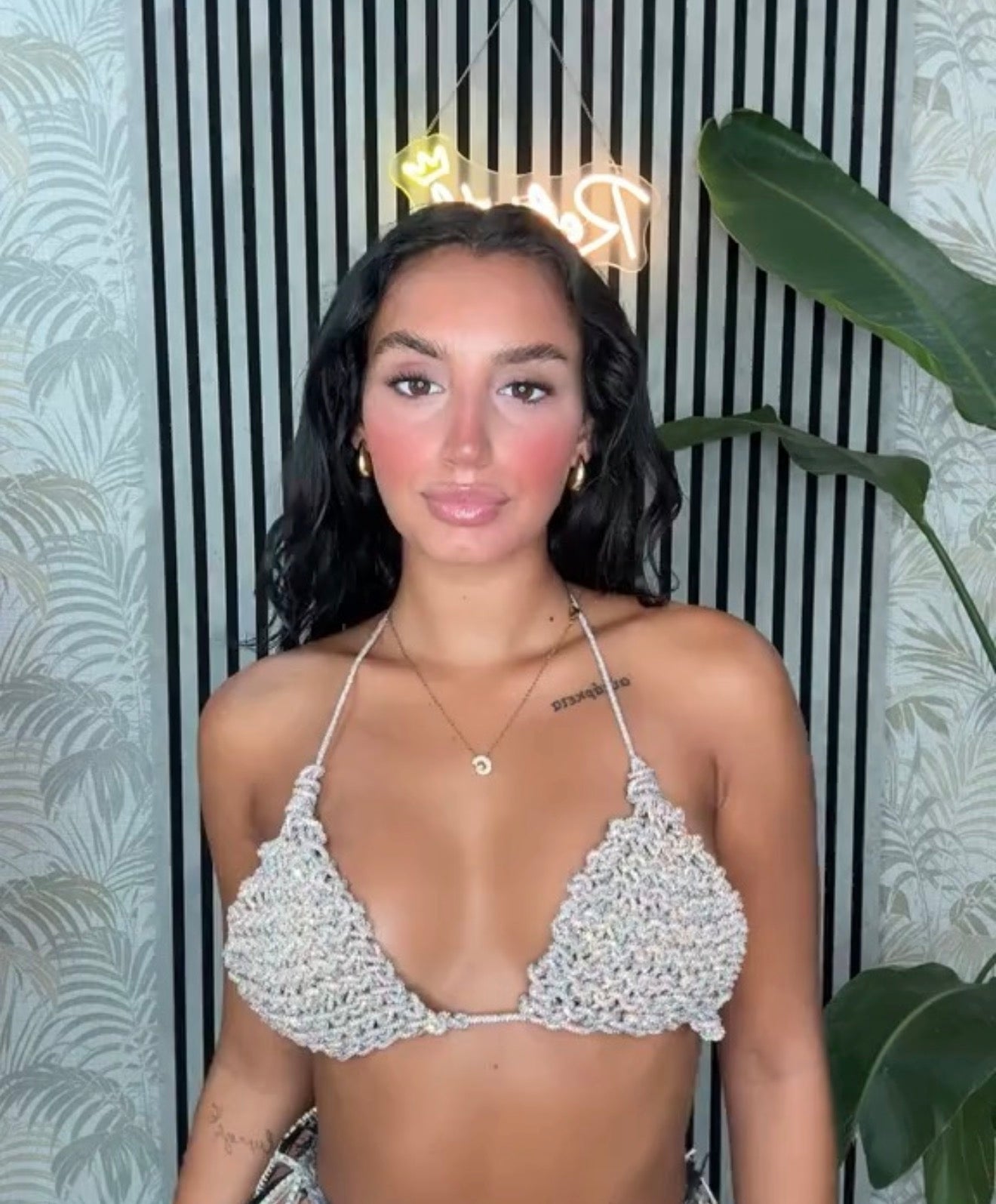 Bralette argento
