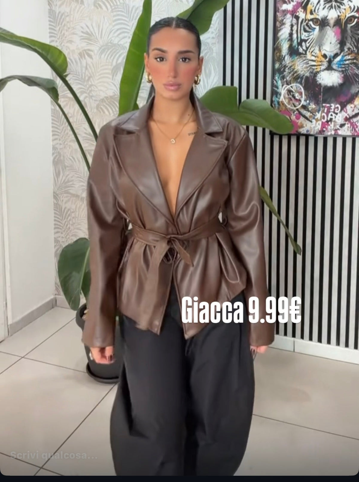 Giacca ecopelle